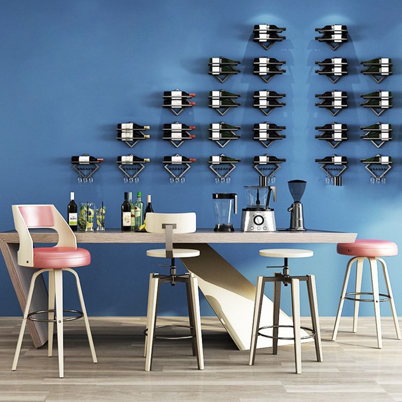 Metal Wall Mounted Wine Glass Rack Contemporary Wine Holder for Kitchen Clearhalo 'furn' 'furn_wine_racks' 'Furniture' 'Kitchen & Dining Furniture' 'Wine Racks' 'wine_racks' 1200x1200_cdc9250f-0d28-481a-b147-b8a9c3bf23b9