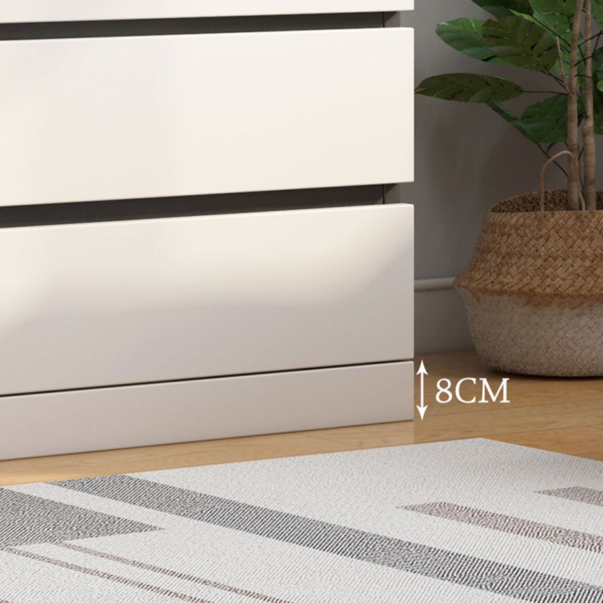 Modern Wood Accent Chest with Drawers Rectangle Chest 23.62" Long Clearhalo 'Cabinets & Chests' 'cabinets_chests' 'furn' 'furn_cabinets_chests' 'Furniture' 'Living Room Furniture' 1200x1200_cdca27fe-5926-400c-b859-bf3e21bcf1de