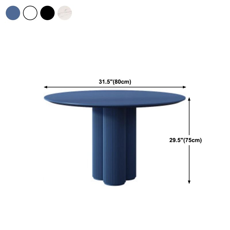 Modern Casual Dining Table Round Top Dinner Table Kitchen Home Clearhalo 'Dining Tables & Seating' 'Dining Tables' 'dining_table' 'furn' 'furn_dining_table' 'Furniture' 'furniture_dining_table' 'Kitchen & Dining Furniture' 'kitchen' 'kitchen_dining_table' 1200x1200_cdca9943-3b5d-4773-a05f-3d7cc8f4b3e6