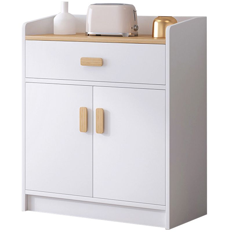 Accent Chest with Drawer Wood Contemporary Chest with 2/1-Door
