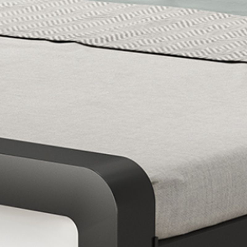Contemporary Metal Bed with Slat Headboard Rectangular Adjustable Bed Clearhalo 'Bedroom Furniture' 'Beds' 'furn' 'furn_beds' 'Furniture' 1200x1200_cdce4ffc-1cd3-45ac-b6db-bd814e4c1161