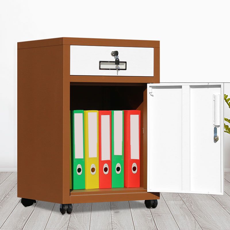 Contemporary File Cabinets Steel Frame Filing Cabinets with Key Lock for Office Clearhalo 'Filing Cabinets' 'filling_cabinets' 'furn' 'furn_filling_cabinets' 'Furniture' 'Office Furniture' 1200x1200_cdd0263c-7030-4e2d-b2c3-b60033cb83d3