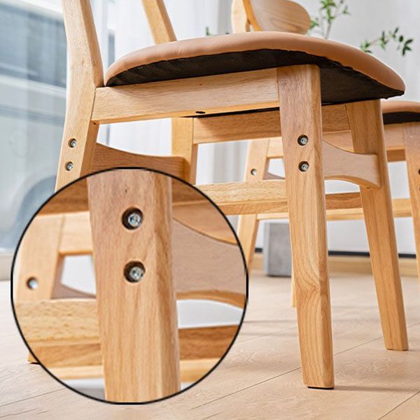 Wood Industrial Kitchen Dining Room Chair Open Back Side Chair Clearhalo 'Dining Chairs' 'Dining Tables & Seating' 'dining_chair' 'furn' 'furn_dining_chair' 'Furniture' 'furniture_dining_chair' 'Kitchen & Dining Furniture' 1200x1200_cdd3b603-09ce-49d7-aedd-3125fb68739c