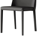 Metal Leather Industrial Dining Side Chairs Dining Room Solid Back Chair (Set of 2) Clearhalo ' kitchen&dining_furn' 'Dining Chairs' 'Dining Tables & Seating' 'dining_chair' 'furn' 'furn_dining_chair' 'Furniture' 'furniture_dining_chair' 'Kitchen & Dining Furniture' 'kitchen' 1200x1200_cdd403b9-db84-4b17-8f55-2279e12f3e16