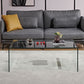 Modern Style Black/transparent Top Rectangular Coffee Table Made of Tempered Glass Clearhalo 'Coffee & Accent Tables' 'Coffee Tables' 'coffee_tables' 'furn' 'furn_coffee_tables' 'Furniture' 'Living Room Furniture' 1200x1200_cdd606e0-a994-4553-be1b-952192862fa7