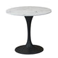 Round Tulip Base Modern Dining Table White Tone Fixed Table of Sintered Stone Clearhalo ' dining_table' 'Dining Tables & Seating' 'Dining Tables' 'furn' 'furn_dining_table' 'Furniture' 'furniture_dining_table' 'Kitchen & Dining Furniture' 'kitchen&dining_furn' 'kitchen' 'kitchen_dining_table' 1200x1200_cdd6a40b-a4f6-4410-9925-907d3bc6ddb4