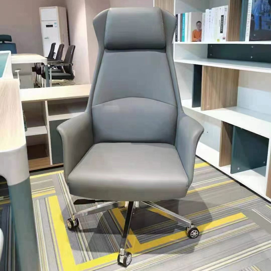 High Back Executive Office Chair Modern Faux Leather Task Chair with Swivel Clearhalo 'furn' 'furn_office_chair' 'Furniture' 'Office Chairs' 'Office Furniture' 'office_chair' 1200x1200_cdd6d3f5-348c-4025-8f8c-65f9b8b2e64d