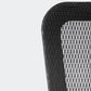 Chaise de bureau rotative en maille avec dossier haut noir, chaise de travail avec roulettes