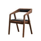 Contemporary Upholstered Arm Chair Home Walnut Wood Dining Chair Clearhalo 'Dining Chairs' 'Dining Tables & Seating' 'dining_chair' 'furn' 'furn_dining_chair' 'Furniture' 'Kitchen & Dining Furniture' 1200x1200_cdd85e01-f588-4c92-9ee7-a31e27a65eeb