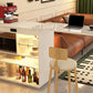 Pièces contemporaines 1/2 pièces Table de bar en pierre pour le salon