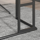 Steinrechteck-Schreibtisch 2-Drawers 23,62 "großer Büroschreibtisch