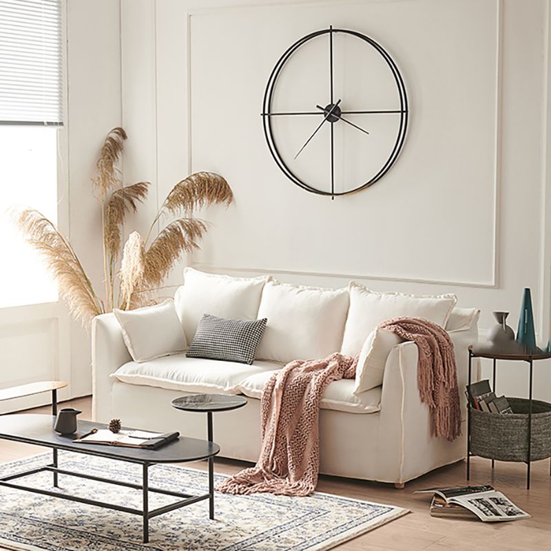 Modern Fabric Sofa 30.3"W with Sofa Flared Arm with Bolster Pillows for Living Room Clearhalo 'furn' 'furn_sofas' 'Furniture' 'furniture_sofas' 'Living Room Furniture' 'Sofa' 'sofas' 1200x1200_cddb70b6-9e4b-45ff-850c-2aff344b26a4