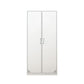 Contemporary Style Steel Wardrobe White Colour Wardrobe Closet with Lock