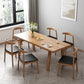 Solid Wood Top Dining Table Traditional Luxury Table with 4 Legs Clearhalo 'Dining Tables & Seating' 'Dining Tables' 'dining_table' 'furn' 'furn_dining_table' 'Furniture' 'furniture_dining_table' 'Kitchen & Dining Furniture' 1200x1200_cddc724d-bacd-472c-80b2-1ecc07515fc4