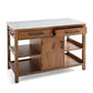 Farmhouse Stationary Kitchen Island Set Wood Rectangular Kitchen Island Set Clearhalo 'furn' 'furn_kitchen_islands_carts' 'Furniture' 'Kitchen & Dining Furniture' 'Kitchen Islands & Carts' 'kitchen_islands_carts' 1200x1200_cddddb16-a167-496c-9152-9f04a3335fac