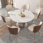 Modern 1/3/4//5/7/9 Pieces Dining Set Sintered Stone Dining Table Set for Home Clearhalo 'Dining Room Sets' 'Dining Tables & Seating' 'dining_room_set' 'furn' 'furn_dining_room_set' 'Furniture' 'furniture_dining_room_set' 'Kitchen & Dining Furniture' 1200x1200_cddde757-21c2-4f11-83a1-91f9172c50a9