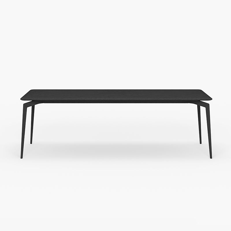 Matte Finish Rectangle Dining Table Modern Wooden Dinette Table Clearhalo 'Dining Tables & Seating' 'Dining Tables' 'dining_table' 'furn' 'furn_dining_table' 'Furniture' 'Kitchen & Dining Furniture' 1200x1200_cdde8dbd-0803-405b-926e-423a2d586466