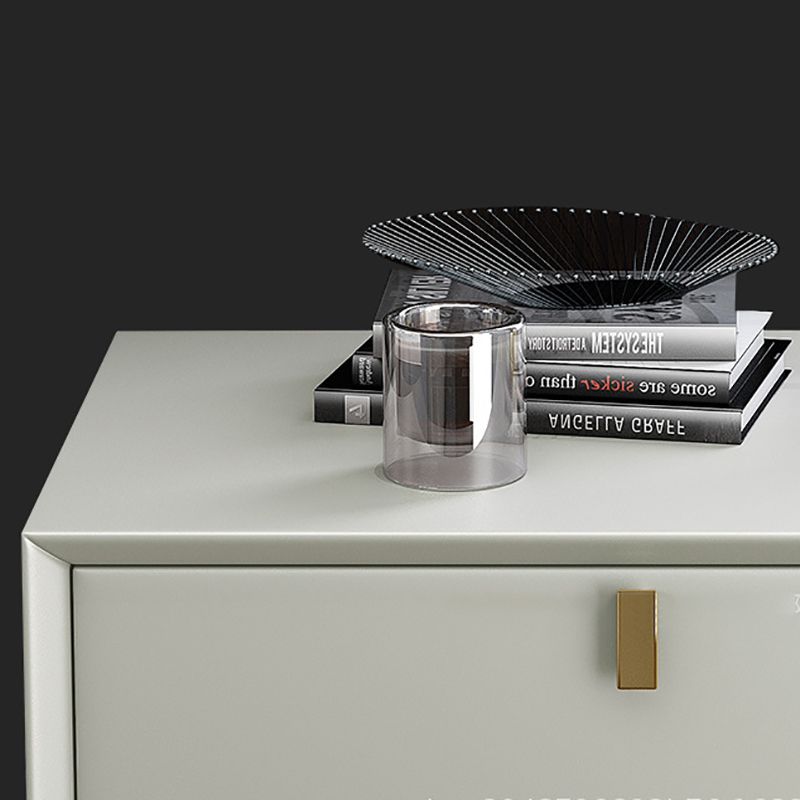 Mesa de noche contemporánea de la cama de madera sólida para el dormitorio