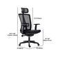 High Back Adjustable Office Chair Contemporary Ergonomic Desk Chair Clearhalo 'furn' 'furn_office_chair' 'Furniture' 'Office Chairs' 'Office Furniture' 'office_chair' 1200x1200_cde12641-70ee-4490-adcc-661480c229d1