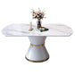 Sintered Stone Top Room Table Pedestal Dining Table for Kitchen Clearhalo 'Dining Tables & Seating' 'Dining Tables' 'dining_table' 'furn' 'furn_dining_table' 'Furniture' 'Kitchen & Dining Furniture' 1200x1200_cde58151-dee7-4cb0-8fa2-14ac5db32c8b