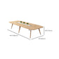 Contemporary Office Desk Solid Wood Writing Desk for Home Office
