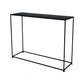 Contemporary Iron Rectangle Storage End Table with Shelf Frame Console Table