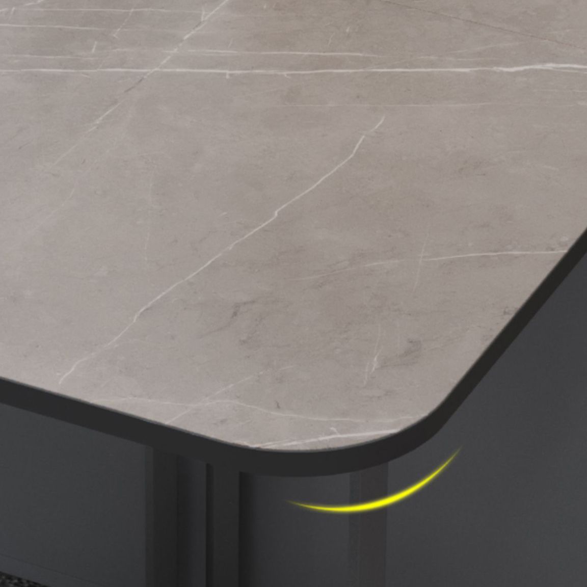 Modern Style Dining Table Sintered Stone Drop-Leaf Dining Table for Home Use Clearhalo ' dining_table' 'Dining Tables & Seating' 'Dining Tables' 'furn' 'furn_dining_table' 'Furniture' 'furniture_dining_table' 'Kitchen & Dining Furniture' 'kitchen&dining_furn' 'kitchen' 'kitchen_dining_table' 1200x1200_cde8f058-34ce-4c6c-a694-7b2c99b0d52b
