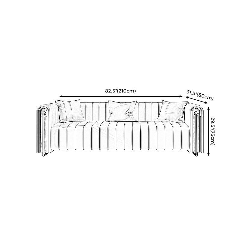 28" High Mid Century Modern Tuxedo Arm Sofa for Living Room, Apartment Clearhalo 'furn' 'furn_sofas' 'Furniture' 'furniture_sofas' 'Living Room Furniture' 'Sofa' 'sofas' 1200x1200_cde97d0b-16d9-49bd-a7d6-0caa02b34f38