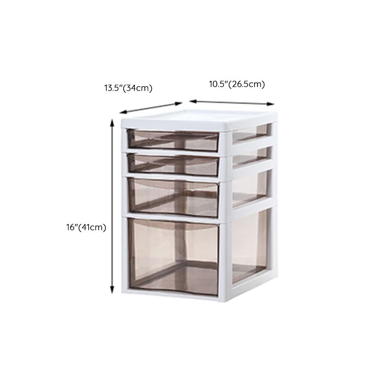Modern Plastic Drawers File Cabinet Storage File Cabinet for Office ...