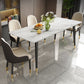 Modern Sintered Stone Dining Room Set Standard Height with Rectangle Top Dining Set Clearhalo 'Dining Room Sets' 'Dining Tables & Seating' 'dining_room_set' 'furn' 'furn_dining_room_set' 'Furniture' 'furniture_dining_room_set' 'Kitchen & Dining Furniture' 'kitchen&dining_furn' 'kitchen' 1200x1200_cded3409-2f9b-494d-8e1e-7233179ceec0