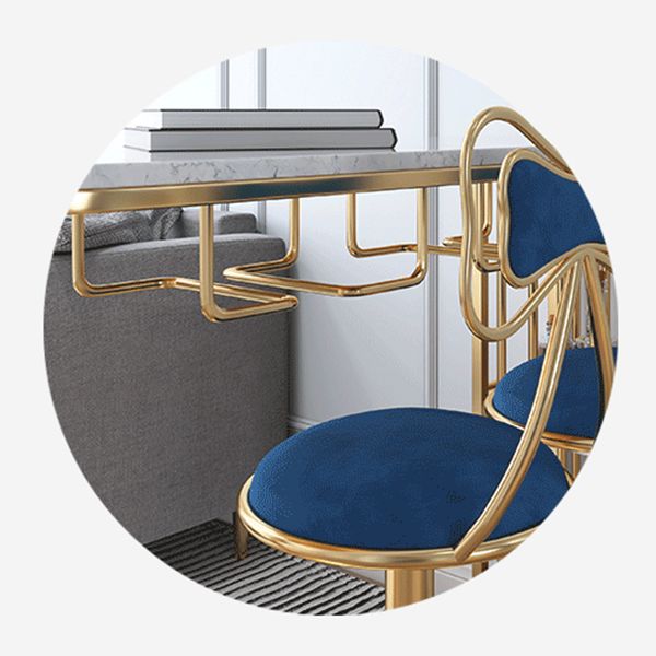 布張りのバースツール調整可能な高さスカンジナビアのカウンターハイトスツール