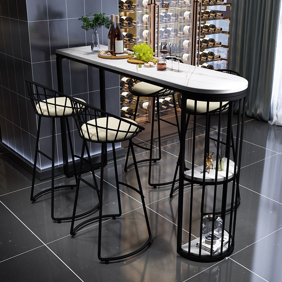 Contemporary Counter Height Set 1/5 Pieces Pub Dining Set for Dining Room