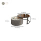 Frame 2 Nesting Coffee Table with 2 Drawers Modern Slate/Glass Round Coffee Table Set Clearhalo 'Coffee & Accent Tables' 'Coffee Tables' 'coffee_tables' 'furn' 'furn_coffee_tables' 'Furniture' 'Living Room Furniture' 1200x1200_cdf47062-d5e4-4c5d-a380-afaf10fa9f2d