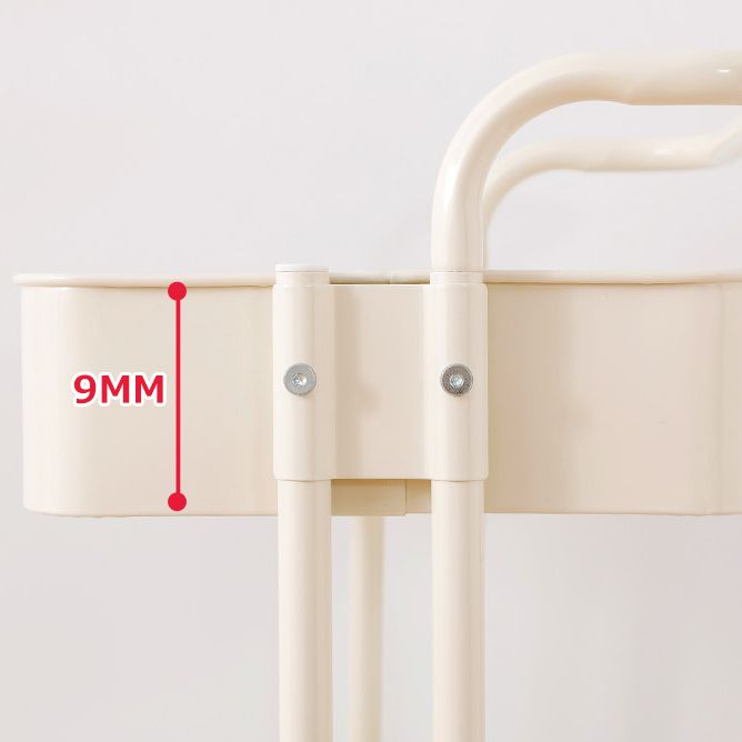 Scandinavian Shelf Bookcase Metal Vertical Book Shelf for Home Office