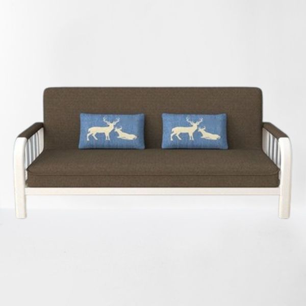 Eigentijdse vierkante arm slaapbank wasbare cabriolebank voor woonkamer