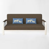 Eigentijdse vierkante arm slaapbank wasbare cabriolebank voor woonkamer