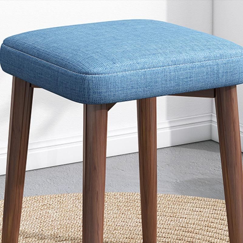 Solid Color Pouf Fabric Fade Resistant Metal Frame Square Upholstered Pouf Clearhalo 'furn' 'furn_ottomans_poufs' 'Furniture' 'Living Room Furniture' 'Ottomans & Poufs' 'ottomans_poufs' 1200x1200_cdfe80e0-acef-4828-85e7-902fc067fc09