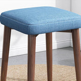 Solid Color Pouf Fabric Fade Resistant Metal Frame Square Upholstered Pouf Clearhalo 'furn' 'furn_ottomans_poufs' 'Furniture' 'Living Room Furniture' 'Ottomans & Poufs' 'ottomans_poufs' 1200x1200_cdfe80e0-acef-4828-85e7-902fc067fc09