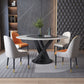 Contemporary Sintered Stone Round Dining Table Kitchen Standard Dining Table with Pedestal Base Clearhalo ' dining_table' 'Dining Tables & Seating' 'Dining Tables' 'furn' 'furn_dining_table' 'Furniture' 'furniture_dining_table' 'Kitchen & Dining Furniture' 'kitchen&dining_furn' 'kitchen' 'kitchen_dining_table' 1200x1200_ce02fd35-49c9-4ee5-9f18-7f4a63a91fe2