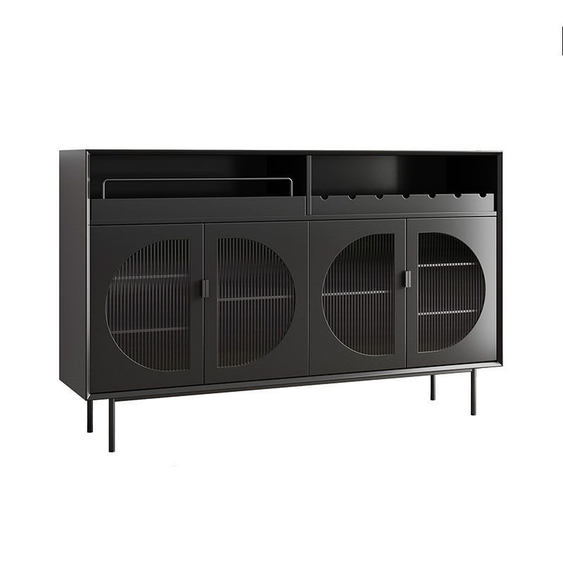 Servidor moderno de comedor Puertas de madera de madera servidor buffet con puertas para sala de estar