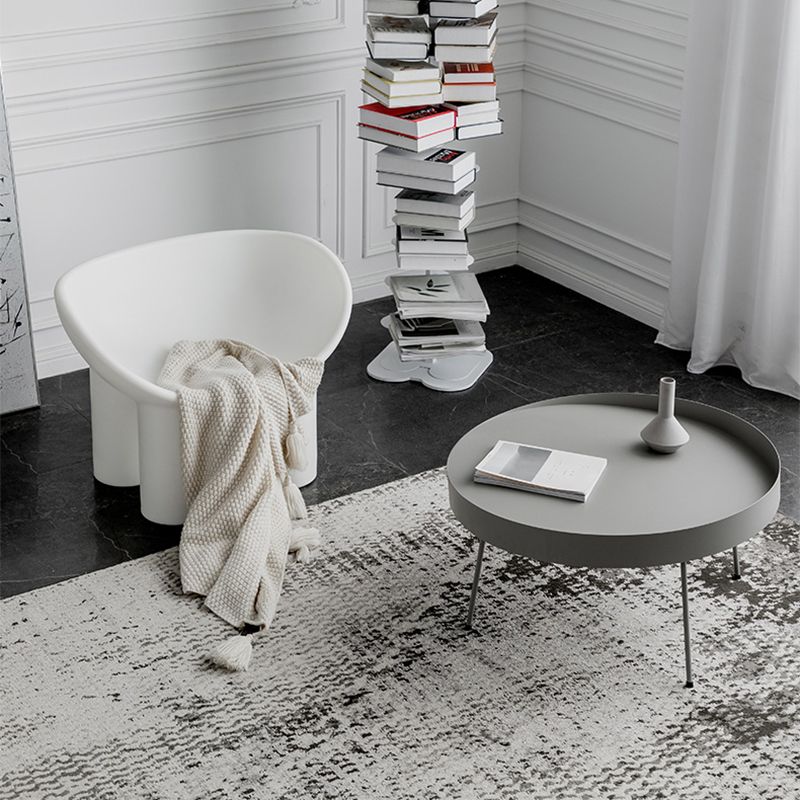 メタルラウンドコーヒーテーブルミッドセンチュリーモダン4脚カクテルテーブル