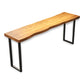 Juego de mesa de bar rectangular industrial, mesa de mostrador de madera de color natural, 1/5 piezas