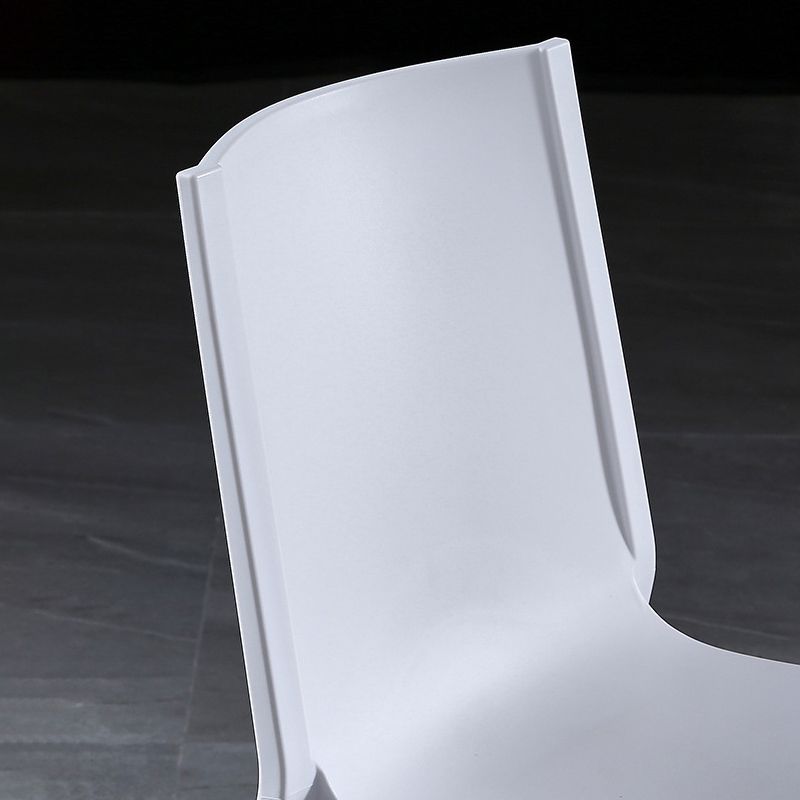 Scandinavian Home Side Chair Solid Back Plastic Multicolor Dining Room Chair Clearhalo ' kitchen&dining_furn' 'Dining Chairs' 'Dining Tables & Seating' 'dining_chair' 'furn' 'furn_dining_chair' 'Furniture' 'furniture_dining_chair' 'Kitchen & Dining Furniture' 'kitchen' 1200x1200_ce0fd5ad-9325-4f09-966f-e5ed1969ff37