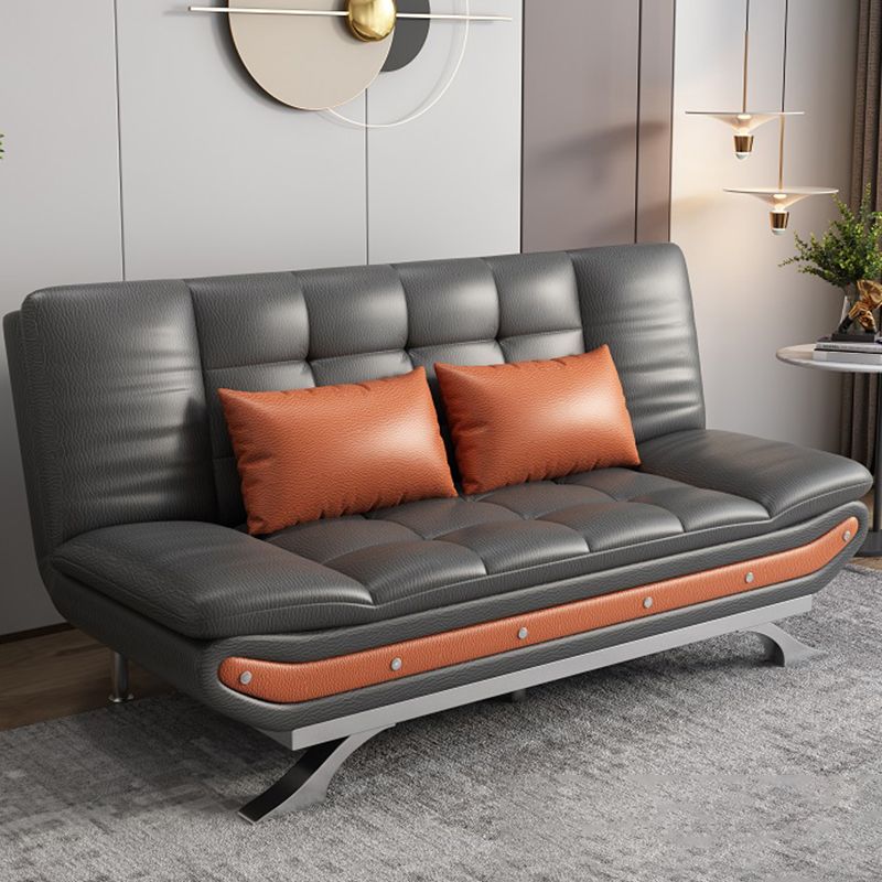 Living Room Stain-Resistant Faux Leather Couch 2-seater Tufted Back Sofa Clearhalo 'furn' 'furn_sofas' 'Furniture' 'furniture_sofas' 'Living Room Furniture' 'Sofa' 'sofas' 1200x1200_ce12f2fb-403b-4ddc-a77e-d45887873242