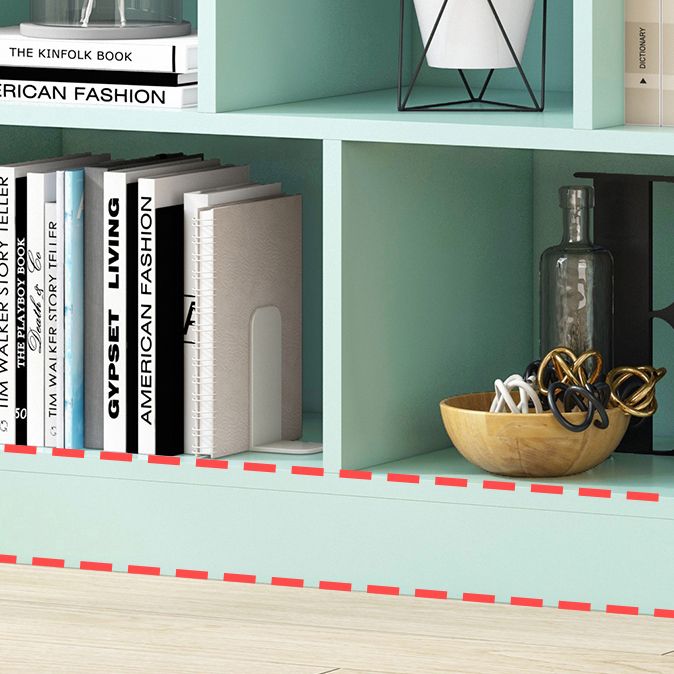 Wood Standard Bookshelf Contemporary Style Bookcase for Living Room Clearhalo 'Bookcases' 'furn' 'furn_bookcases' 'Furniture' 'furniture_bookcases' 'Office Furniture' 1200x1200_ce13b317-fa10-4462-b6c2-6734cb6ff2ea