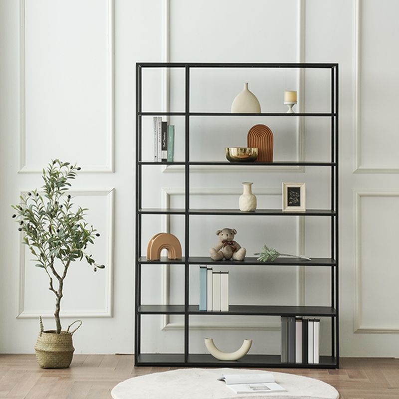 Industrial Style 5-Shelf Bookshelf Open Shelf Bookcase for Home Office Clearhalo 'Bookcases' 'furn' 'furn_bookcases' 'Furniture' 'furniture_bookcases' 'kitchen' 'kitchen_bookcases' 'Living Room Furniture' 'Office Furniture' 1200x1200_ce1752bb-5882-493d-b7ab-52df186c2ec4