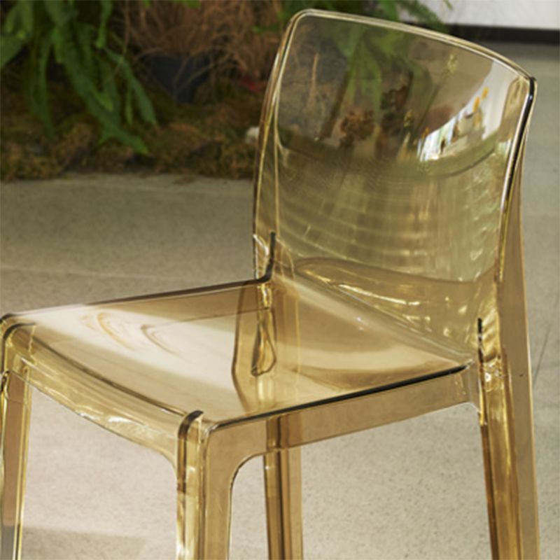 Industrial Plasticr Bar-stool Square Seat Counter Bar Stool with Plastic Legs Clearhalo 'Bar Furniture' 'Bar Stools' 'bar_stools' 'furn' 'furn_bar_stools' 'Furniture' 'Kitchen & Dining Furniture' 1200x1200_ce1972c7-ae25-4a4d-aaf8-cac2e5a3dae5