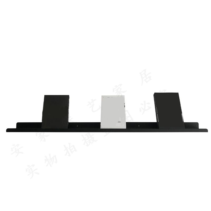 Floating Closed Back Bookshelf Metal Contemporary Bookcase with Shelf Clearhalo 'Bookcases' 'furn' 'furn_bookcases' 'Furniture' 'Office Furniture' 1200x1200_ce19c127-9f1e-40dc-81d3-84d19f8a4bb3
