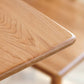 Contemporary Rectangular Dining Table Brown Solid Wood Table Top Clearhalo 'Dining Tables & Seating' 'Dining Tables' 'dining_table' 'furn' 'furn_dining_table' 'Furniture' 'Kitchen & Dining Furniture' 1200x1200_ce1bd593-6b13-42cc-80f4-d8bc709ecc79
