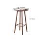 Modern Style Bar Table Set 1/2/3 Pieces Round Solid Wood Bar table with Backless Stools Clearhalo 'Bar Furniture' 'furn' 'furn_home_bar_bar_sets' 'Furniture' 'Home Bars & Bar Sets' 'home_bar_bar_sets' 'Kitchen & Dining Furniture' 1200x1200_ce1c186c-e01f-47c0-aee5-f230d9bcbf02